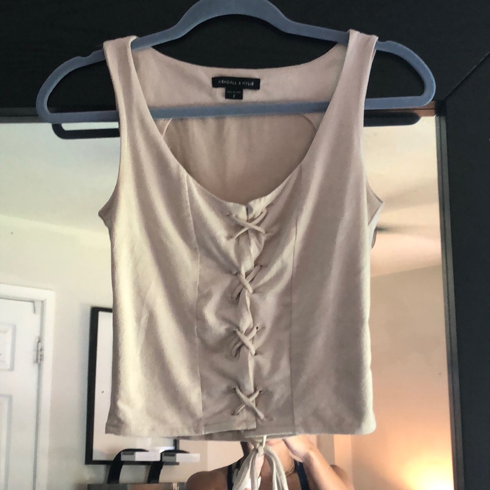 Lace front shirt